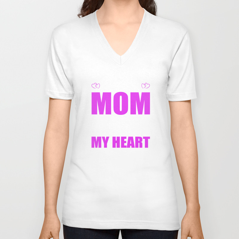 Mothers Day Womens V-Neck T-Shirt 