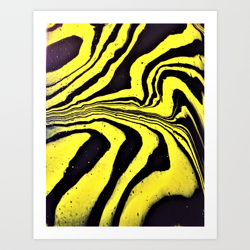 Royal Bengal Tiger Abstract Animal Print Acrylic Art Art Print By