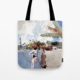African American Masterpiece, A Woman at Rest portrait painting Tote Bag