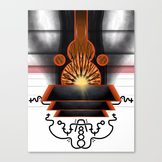 Physical Gateway of the Three Canvas Print