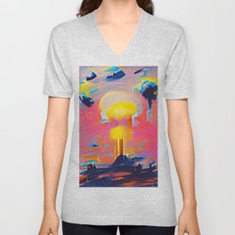 Nuclear Sunday V Neck T Shirt