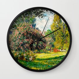 Monet - The Parc Monceau Wall Clock