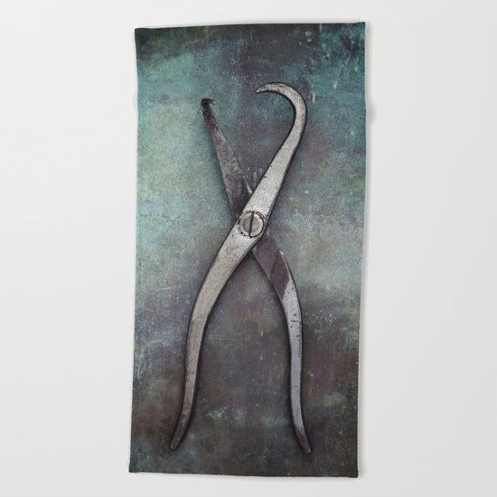 Spring Pliers Beach Towel