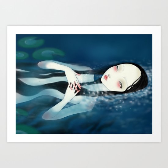Ophelia Art Print