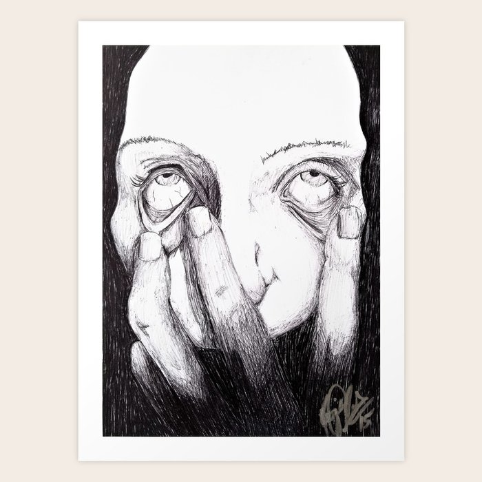 Insomnia Art Print By Pganatra13 Society6