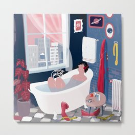 superman Metal Print | Hero, Restroom, Painting, Pop Art, Clarkkent, Bathroom, Digital, Music, Rest, Homesweethome 