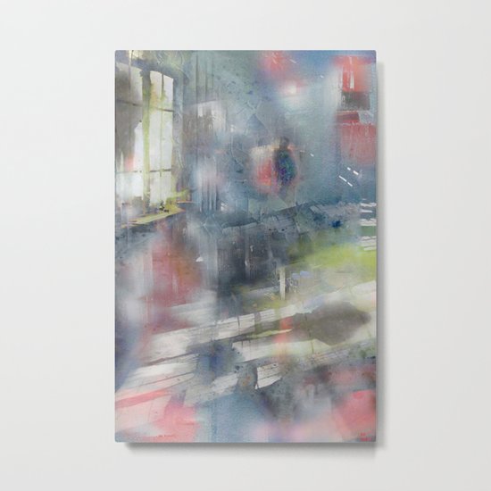 The day my father left Metal Print