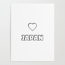 I love Japan Poster