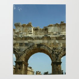 Frontinus Gate in Hierapolis, Phrygia Poster