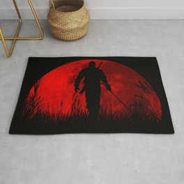 Red Moon Rug | Landscape, Game, Vector, Nature 