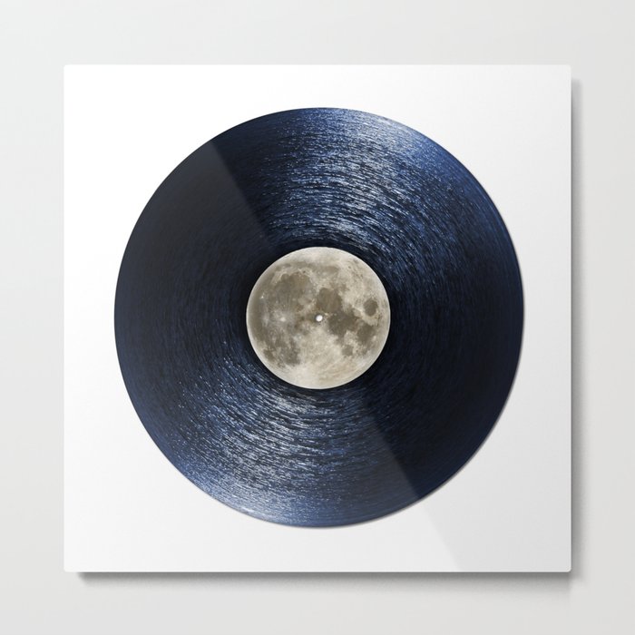 Moon on the Water Metal Print