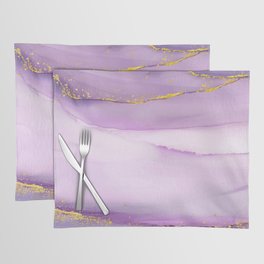 Marble Golden Purple Modern Collection Placemat