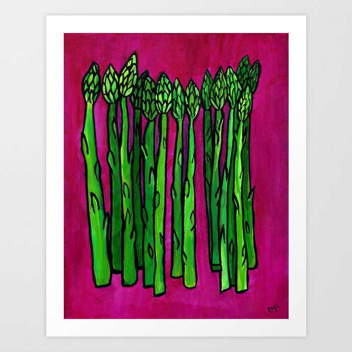 Asparagus Art Print