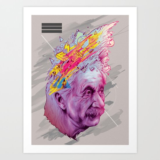 Mr. Einstein Art Print