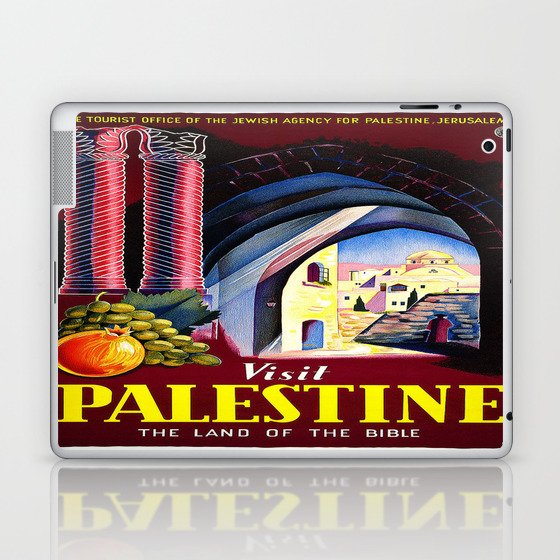 Vintage poster - Palestine Laptop & iPad Skin