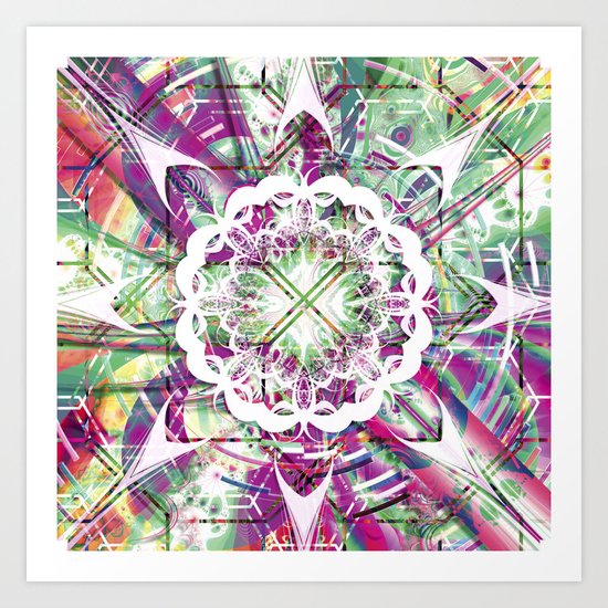 Introspective Reflection Art Print