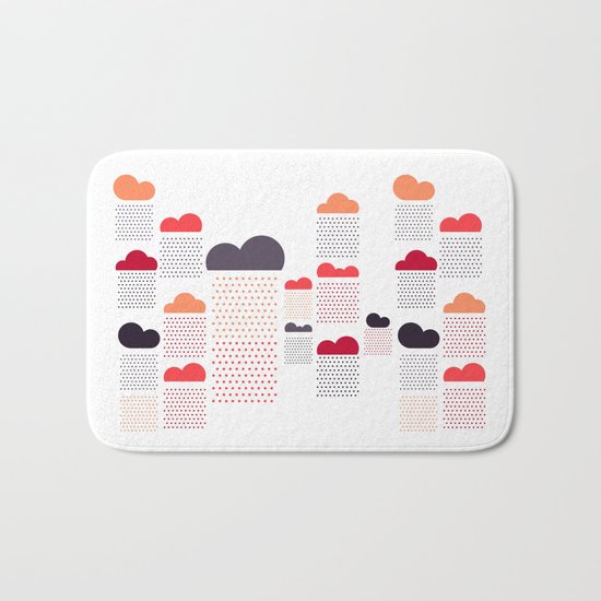raining pleasure Bath Mat