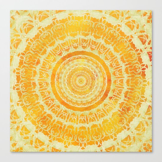 Sun Mandala 4 Canvas Print