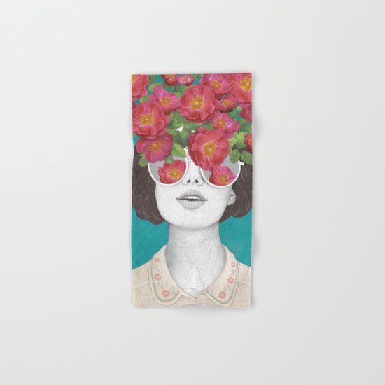 The optimist // rose tinted glasses Hand & Bath Towel