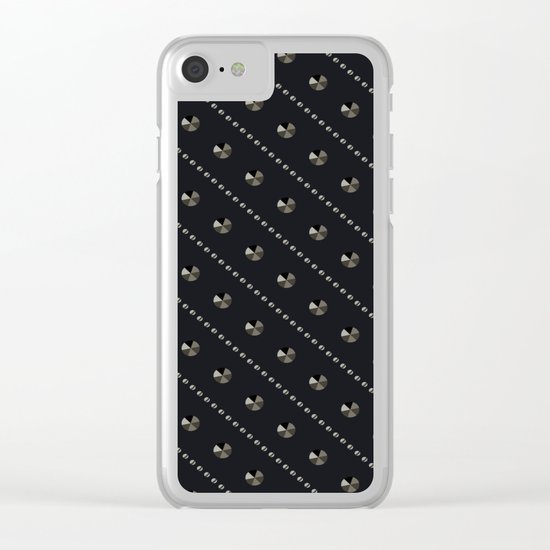 Illustration . "Scattering of black Diamonds." Clear iPhone Case