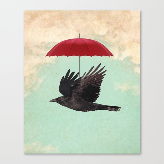 Raven Cover Canvas Print