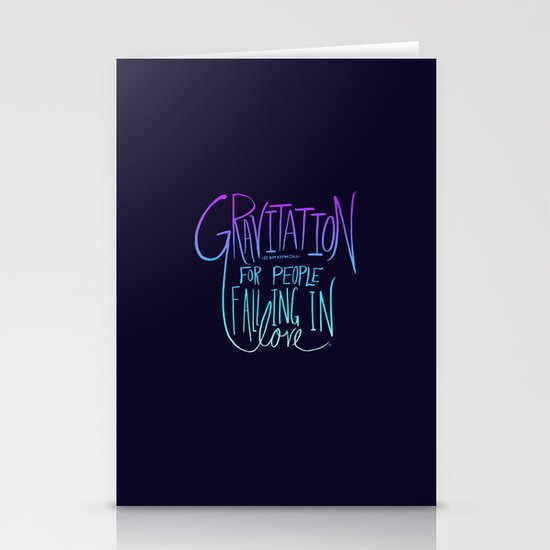 Gravitation Redux Stationery Cards