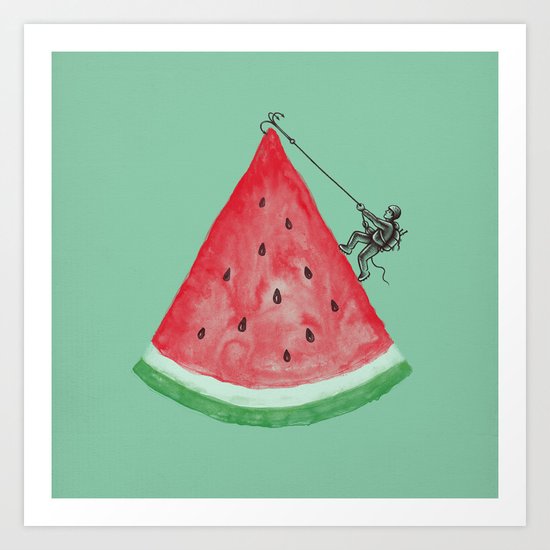 Summer Climb Art Print