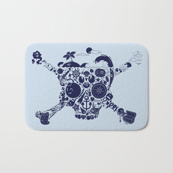 Pirates Stuff Bath Mat