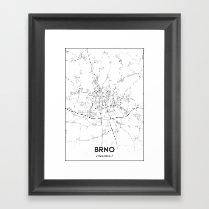 City map Brno Czech Republic pdf