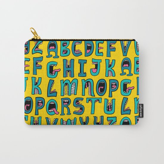 Loud Mouth Alphabet Carry-All Pouch