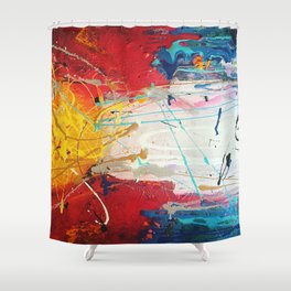 Colorado Abstract Flag #2 Shower Curtain