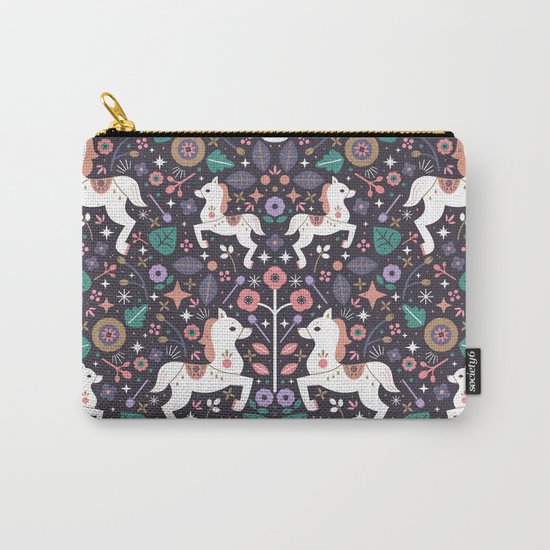 Prancing Ponies Carry-All Pouch