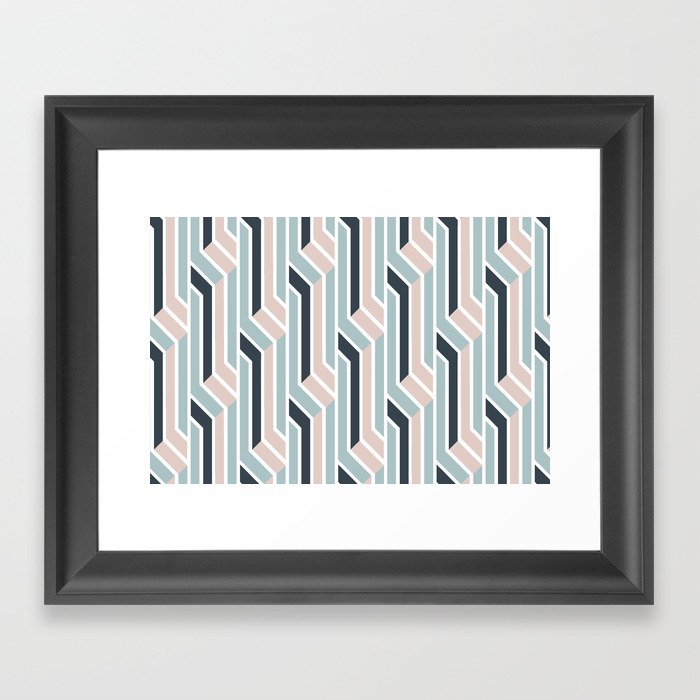 Sophisticated Pattern Framed Art Print