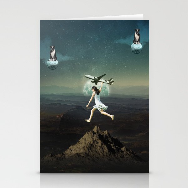 Flying to Infinity Stationery Cards