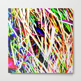 MixedUp Metal Print | Graphicdesign, Digital, Colorful, Mixedpattern, Layered, Mixed, Strongcolor, Pattern, Color, Colour 