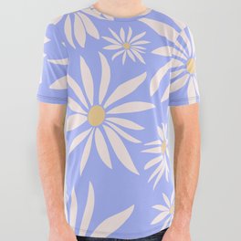Daisies Lilac All Over Graphic Tee