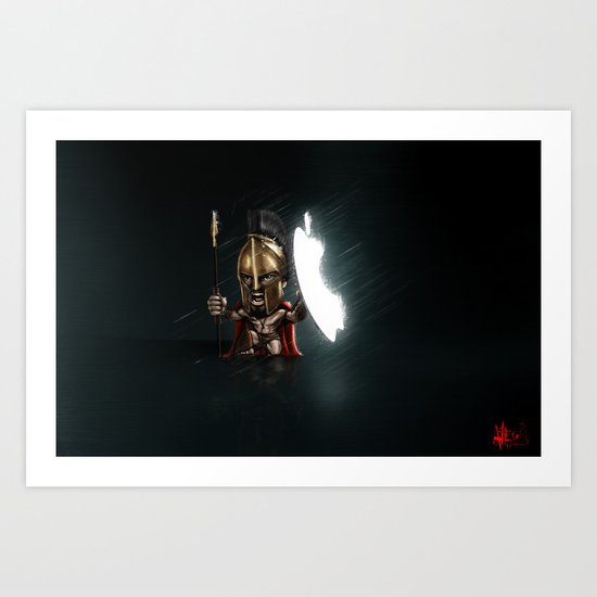 This is not madness!...THIS IS Ispartaaaaaa! Art Print