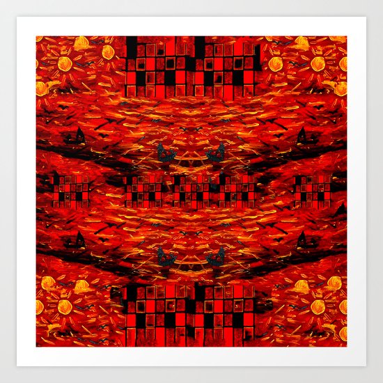 Sailing Under Many Suns Art Print