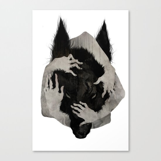 Wild Dog Canvas Print