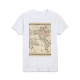ancient map of the world Kids T Shirt
