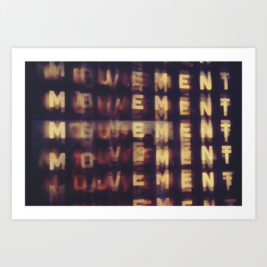 Movement Art Print