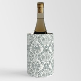 Double Medallion Intertwined Damask Pattern Wine Chiller