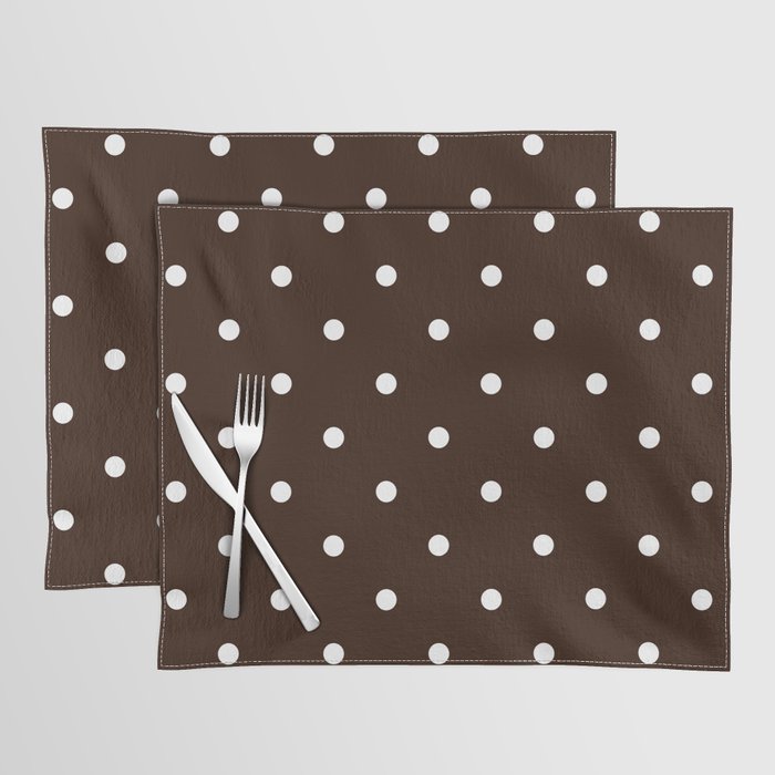 Dots chocolate Placemat
