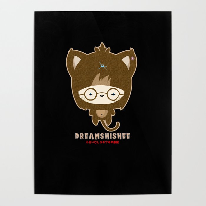 Dreamshishee, Cute Leprechaun Japan, Yōkai Poster