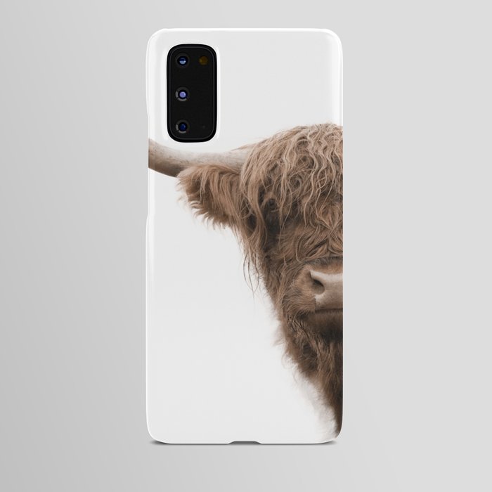 Highland Cow #5 #wall #art #society6  Android Case