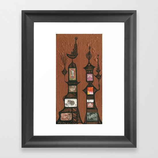 I Love You, Hundertwasser #5 Framed Art Print