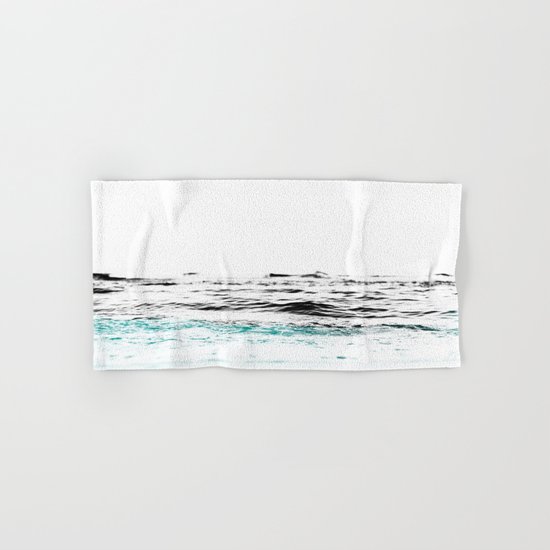 Minimalist ocean waves Hand & Bath Towel