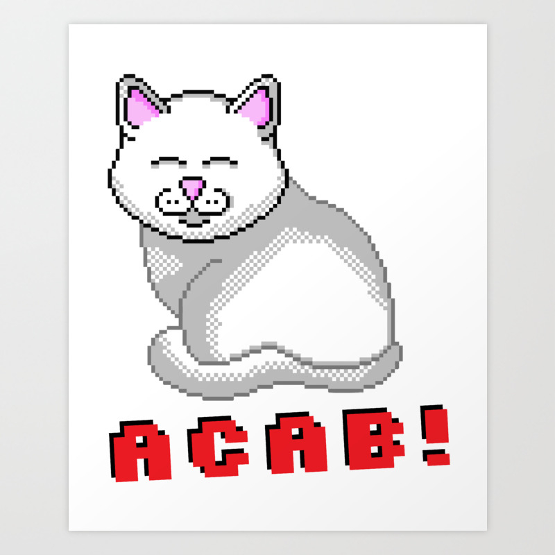 All Cats Are Beautiful Art Print By Gigapixels Society6