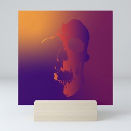 Sunset Skull Mini Art Print