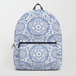 Blue Rhapsody Toile Floral Backpack